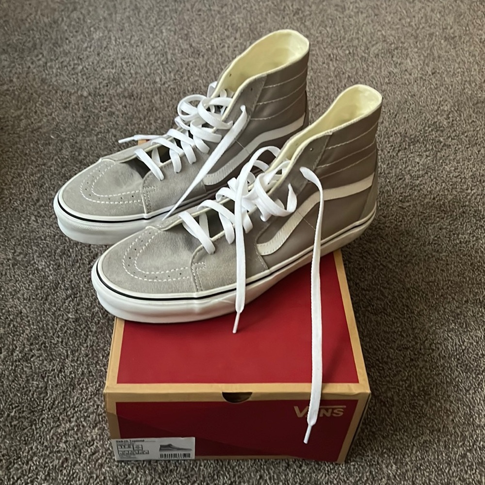 Vans Gray SK8-HI Tapered